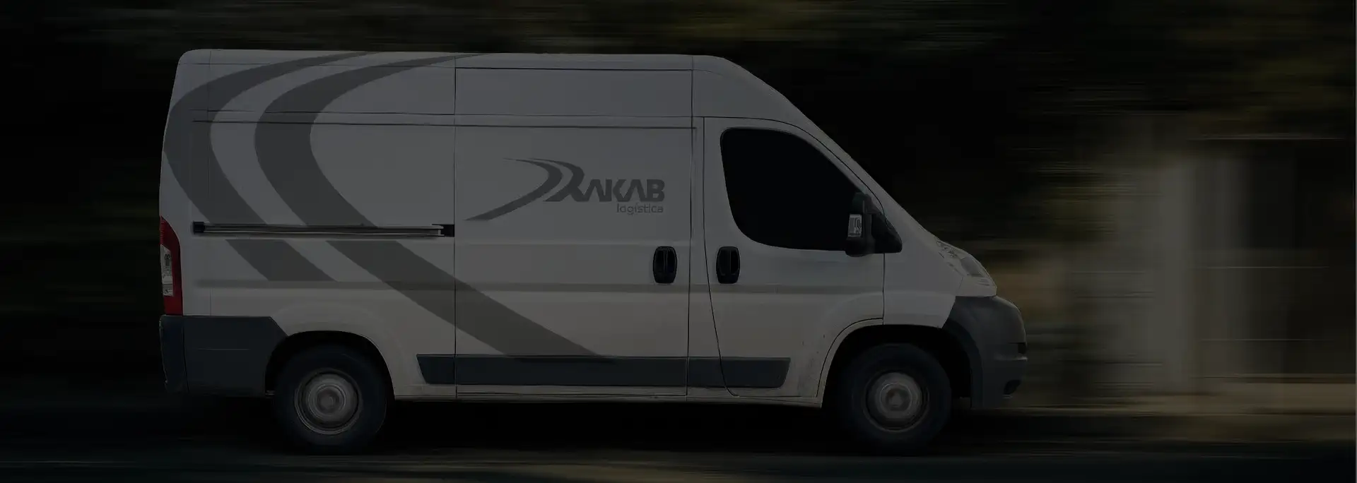 Van de transporte de mercancía